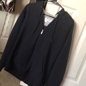 Dark Blue Champion Sweater w Hoodie